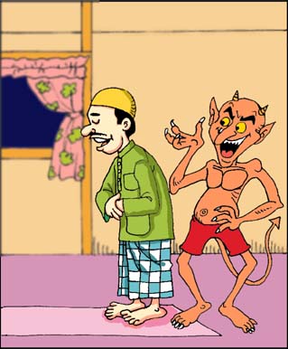 Ini Dia ! Hukum Tertawa Ketika Shalat