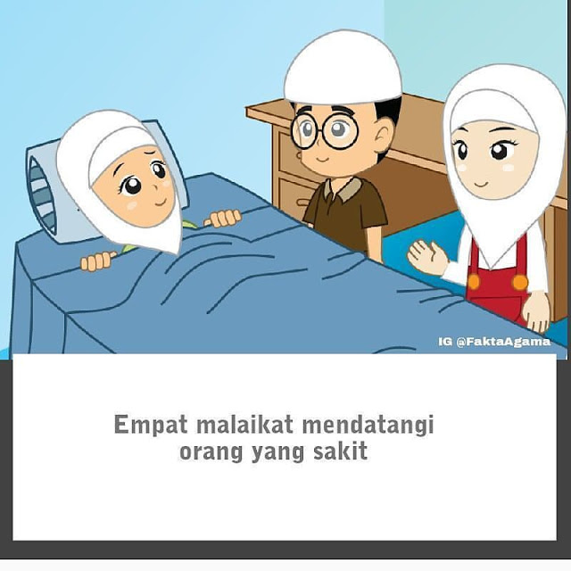 4 MALAIKAT mendatangi orang sakit