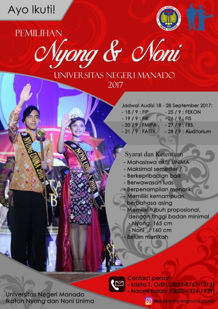 Pemilihan Nyong Noni UNIMA