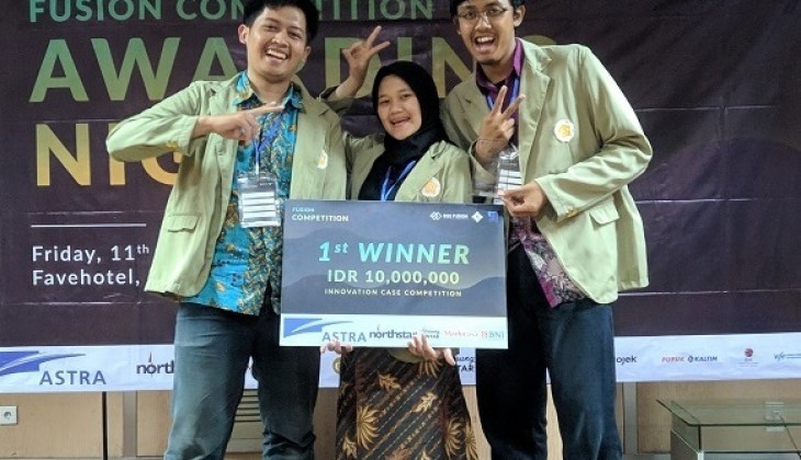 Tim UGM Juara Fushion Innovative Contest 2019