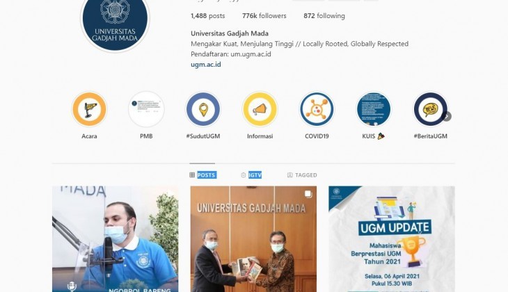 UGM Unggul dalam Pemeringkatan Website dan Media Sosial