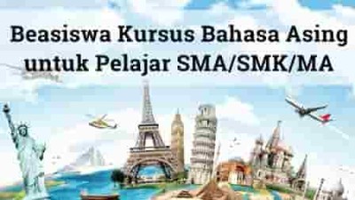 Beasiswa Kursus Bahasa Asing untuk Pelajar SMA SMK
