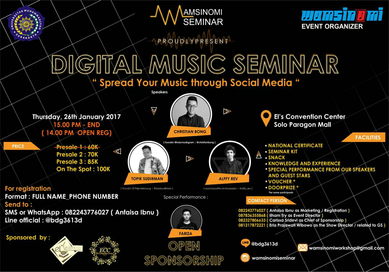 Poster Digital Music Seminar