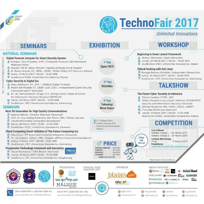 Poster TechnoFair 2017
