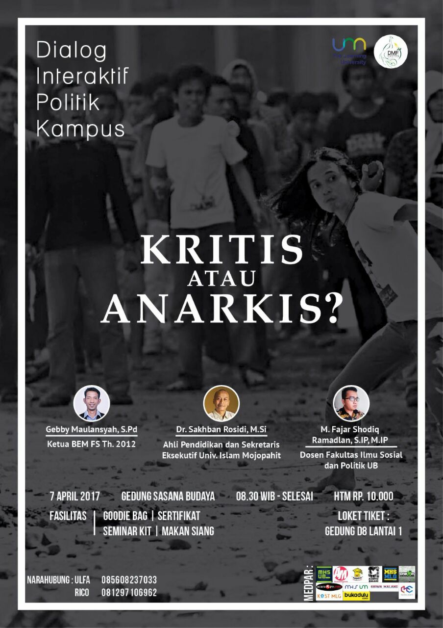 Poster Dialog Interaktif Politik Kampus 2017