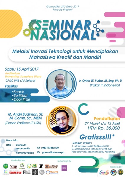 Gamadiksi USU Expo 2017: Seminar Nasional