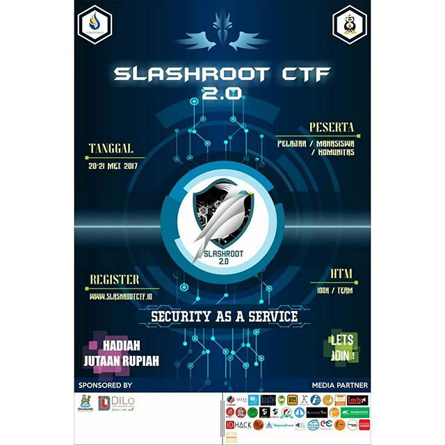 Poster SLASHROOT CTF 2.0