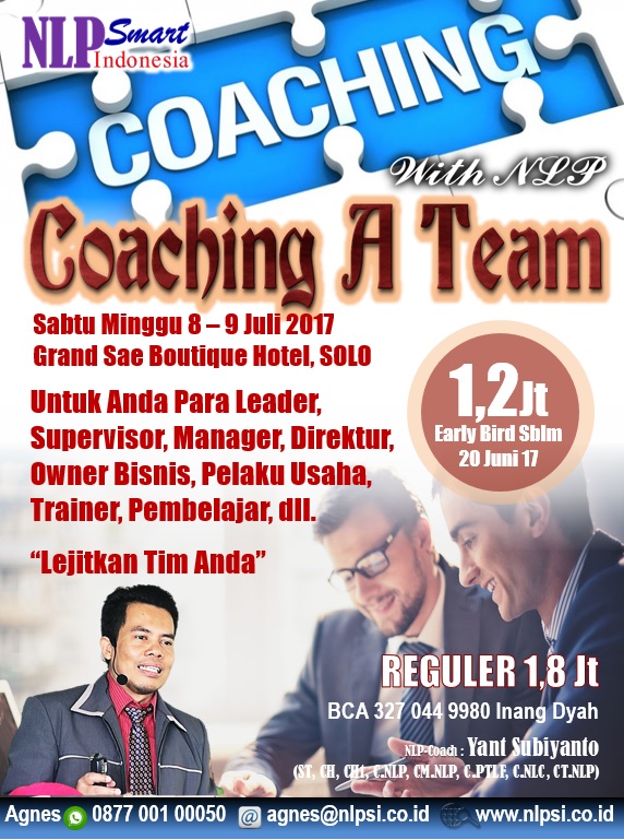 Poster Coaching A Great Team