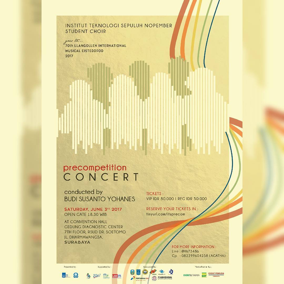 Poster A pre-competition  concert