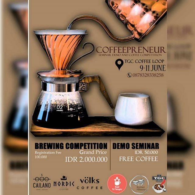 Poster  Coffeepreneur People! We as a Coffeepreneur team 