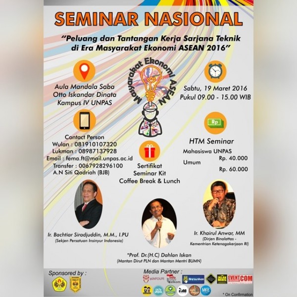 SEMINAR NASIONAL â€œPeluang Dan Tantangan Kerja Sarjana Teknik Di Era ...