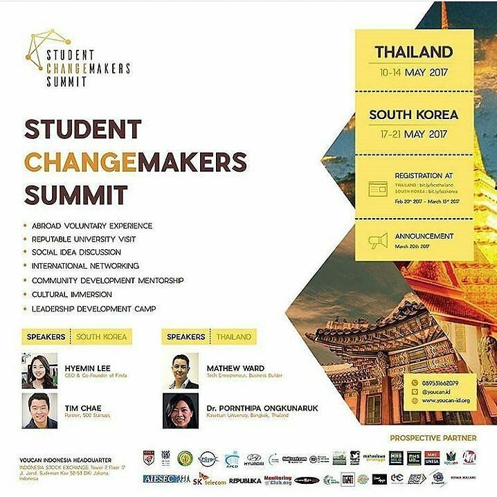 Poster Student Changemaker Summit 2017