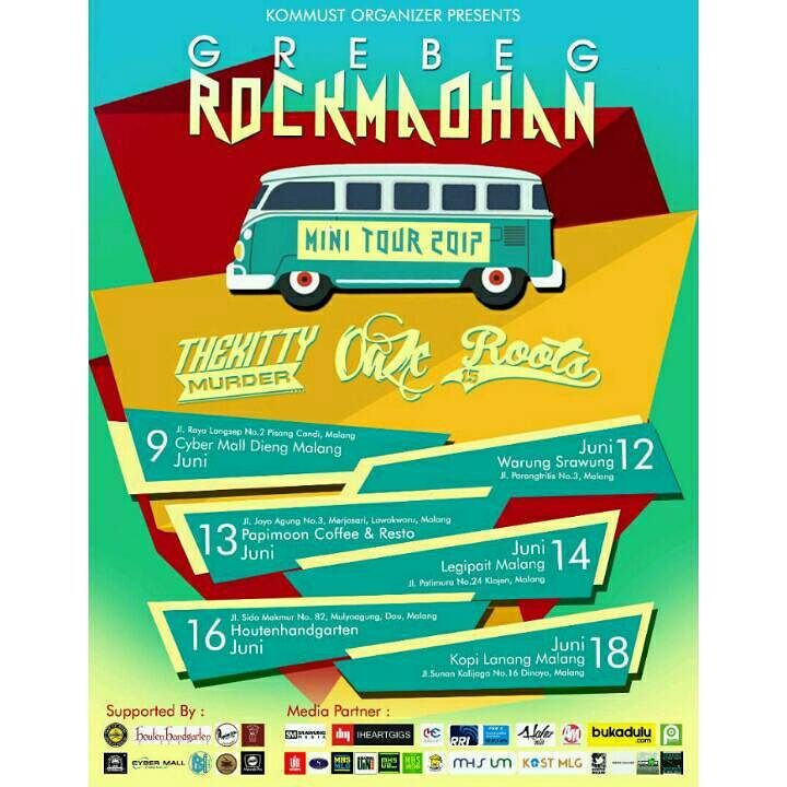 Poster "Grebeg Rockmadhan Mini Tour 2017"Â 