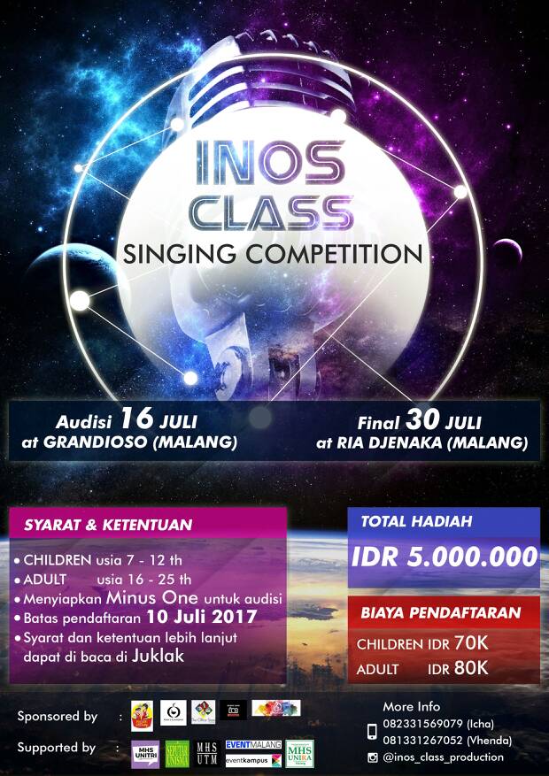 Poster Singing Competition