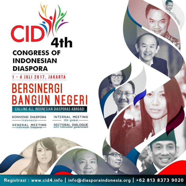 Poster â€œ4th Congress of Indonesian Diaspora (CID 4)â€