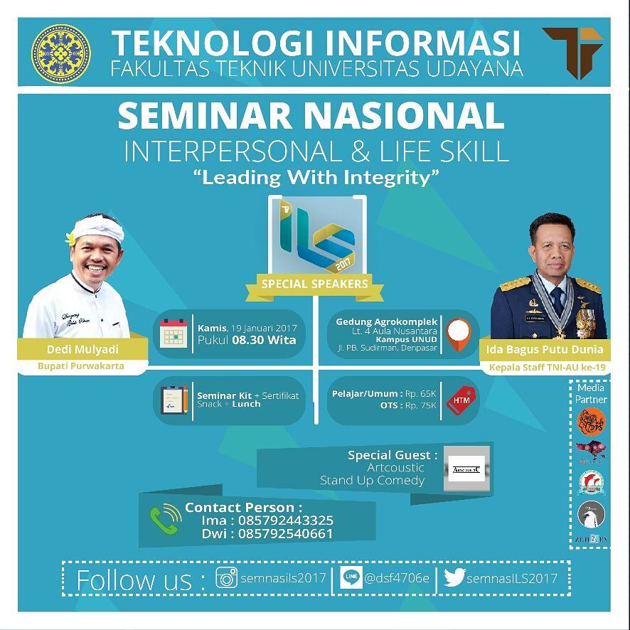 Poster Seminar Nasional Interpersonal &amp; Life Skill 2017