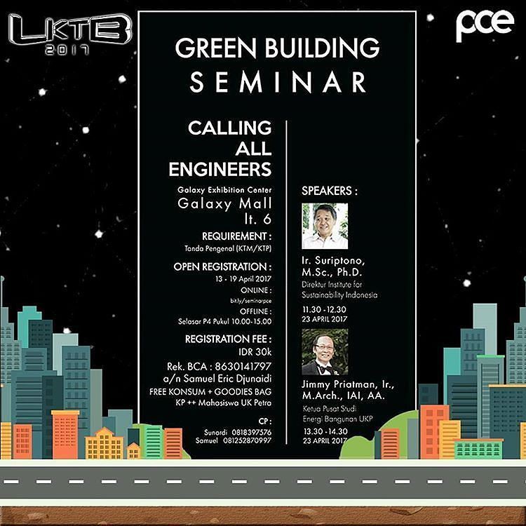 Poster &quot;Green Building Seminar&quot;