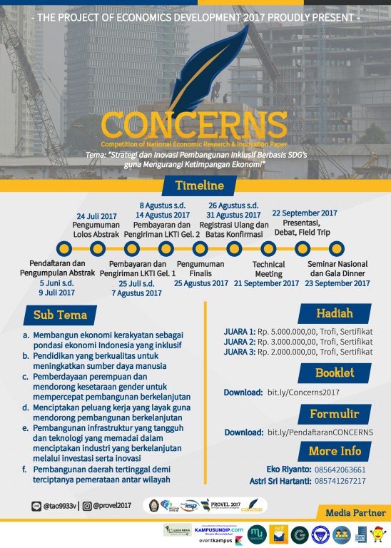 Poster Competition of National Economic Research and Innovation Paper (CONCERNS)