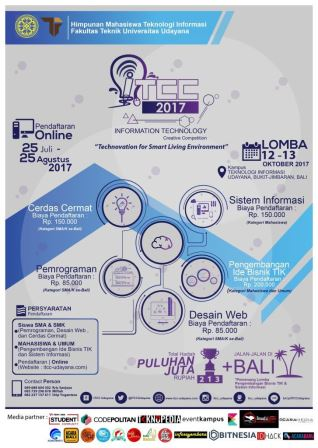 Poster Information Technology Creative Competition 2017