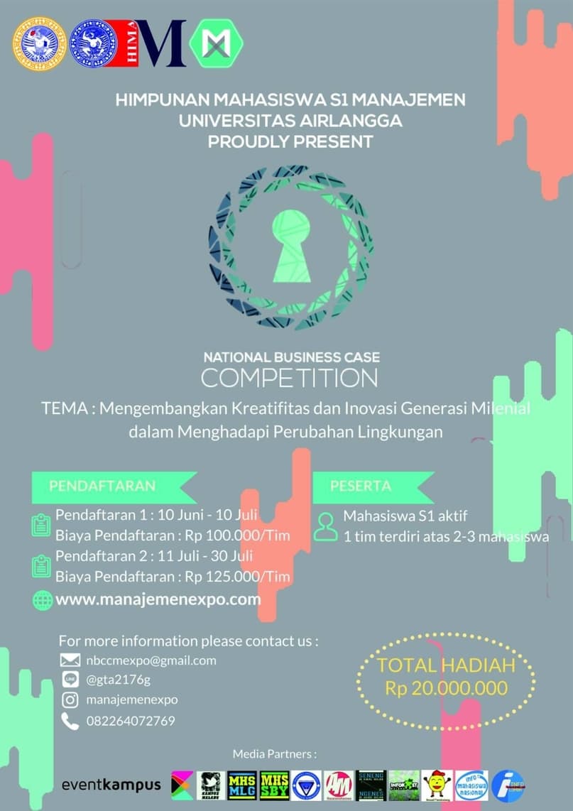 Poster National Business Case Competition 2017 Universitas Airlangga