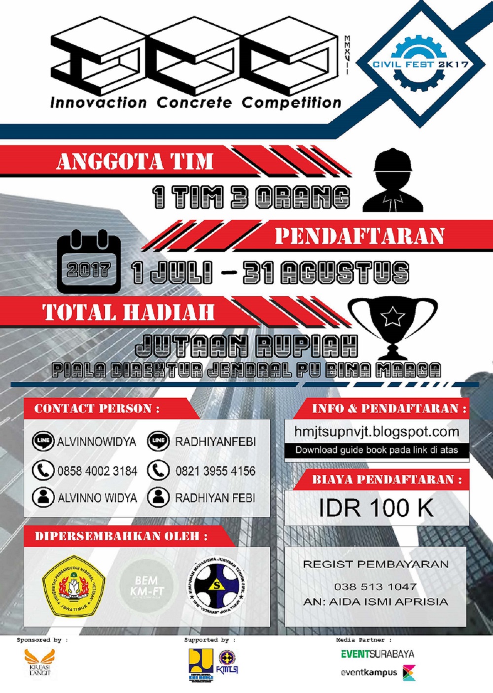 Poster ICC (INNOVACTION CONCRETE COMPETITION)