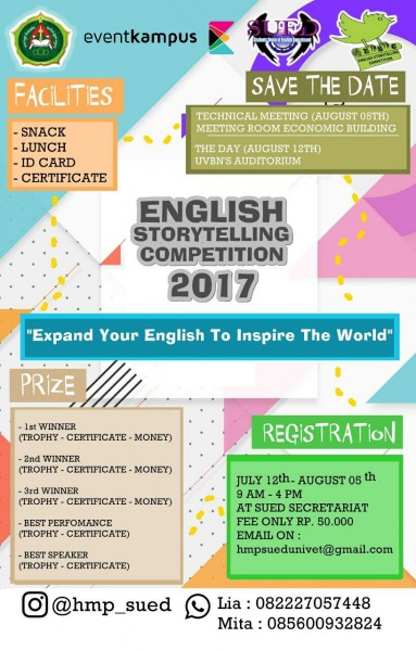 ENGLISH STORYTELLING COMPETITION