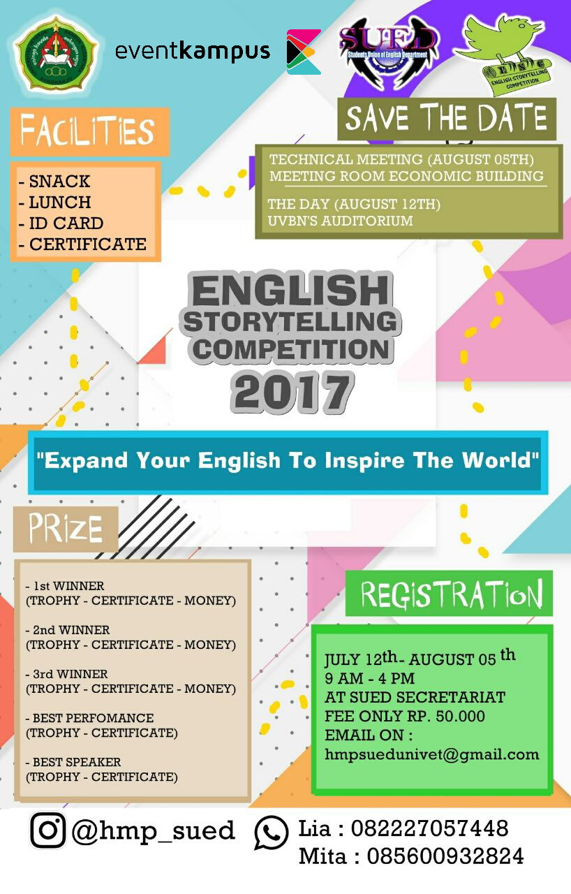Poster ENGLISH STORYTELLING COMPETITION