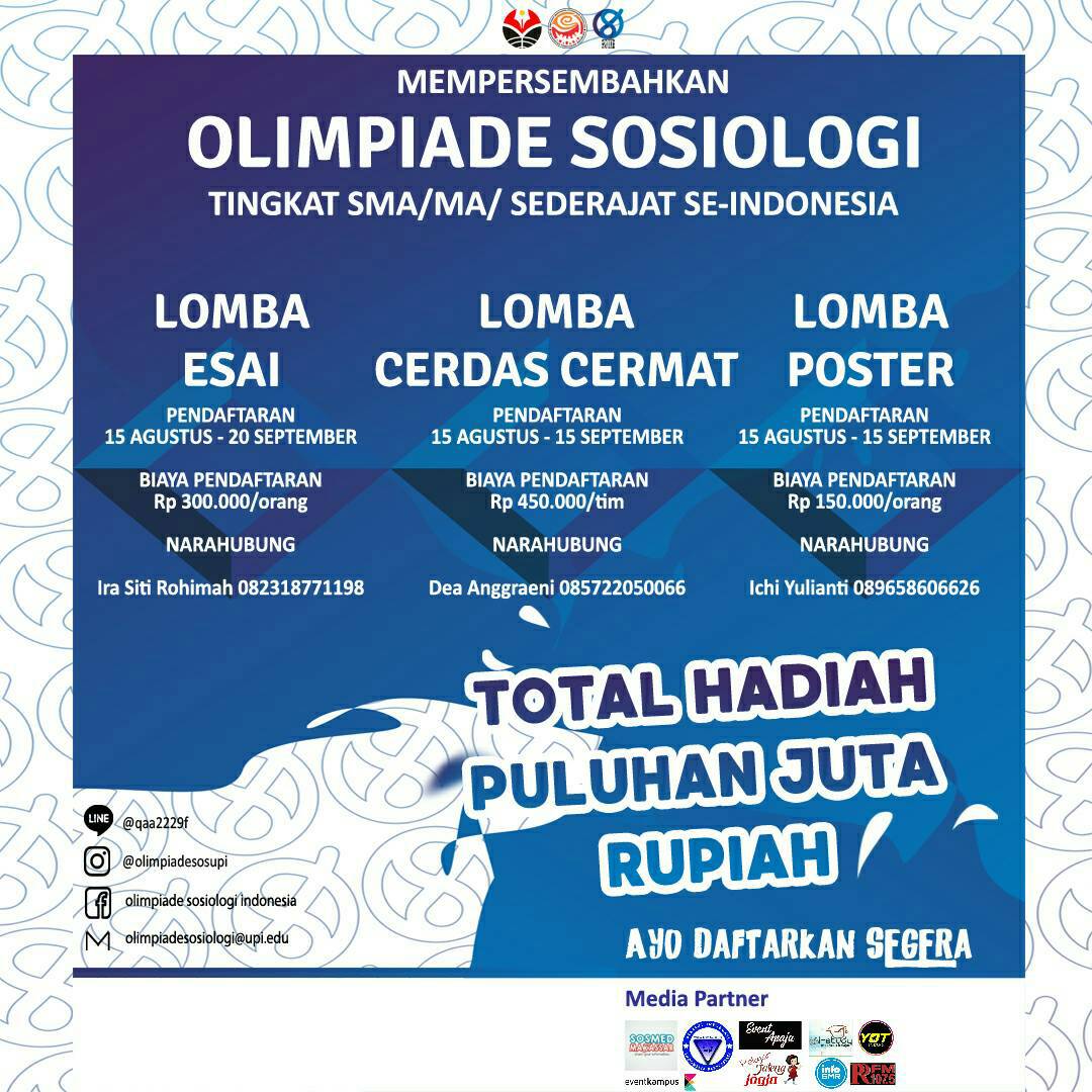 Poster OLIMPIADE SOSIOLOGI SE-INDONESIA