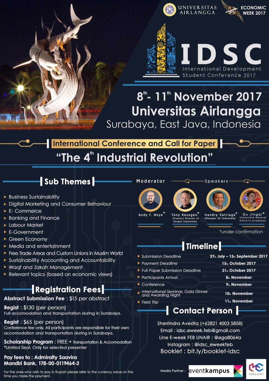 Poster International Development Student Conference (IDSC) 2017