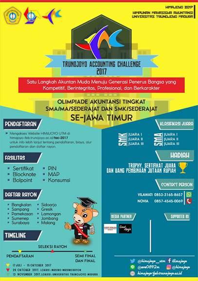 Poster Trunojoyo Accounting Challenge (TAC)