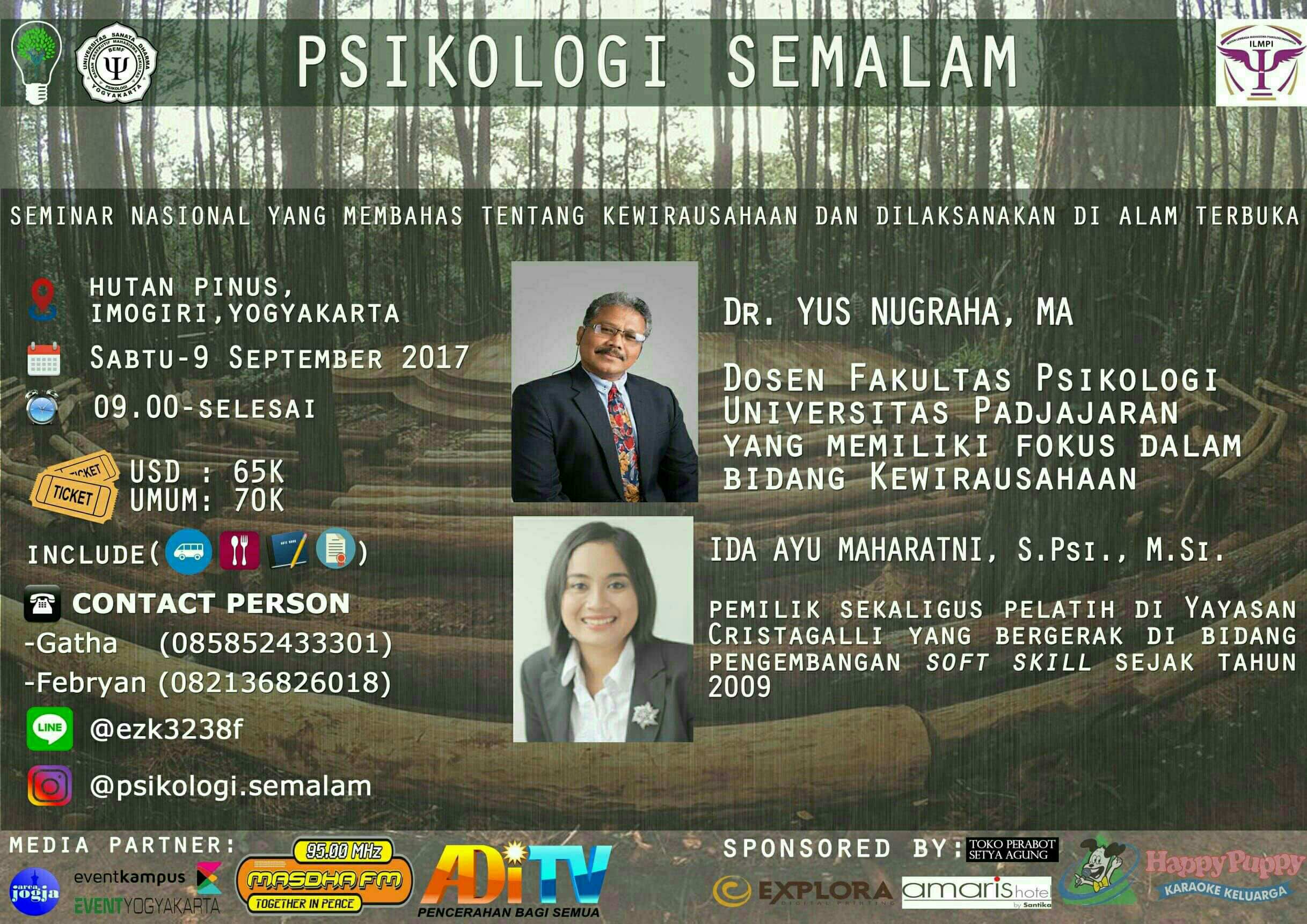 Poster SEMINAR NASIONAL ALAM PSIKOLOGI KEWIRAUSAHAAN