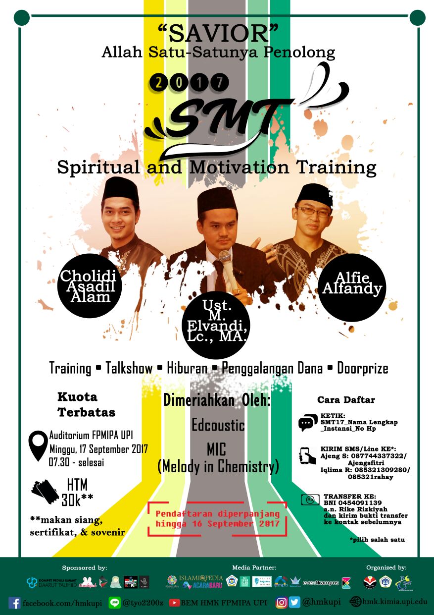 Poster Spiritual and Motivation Training