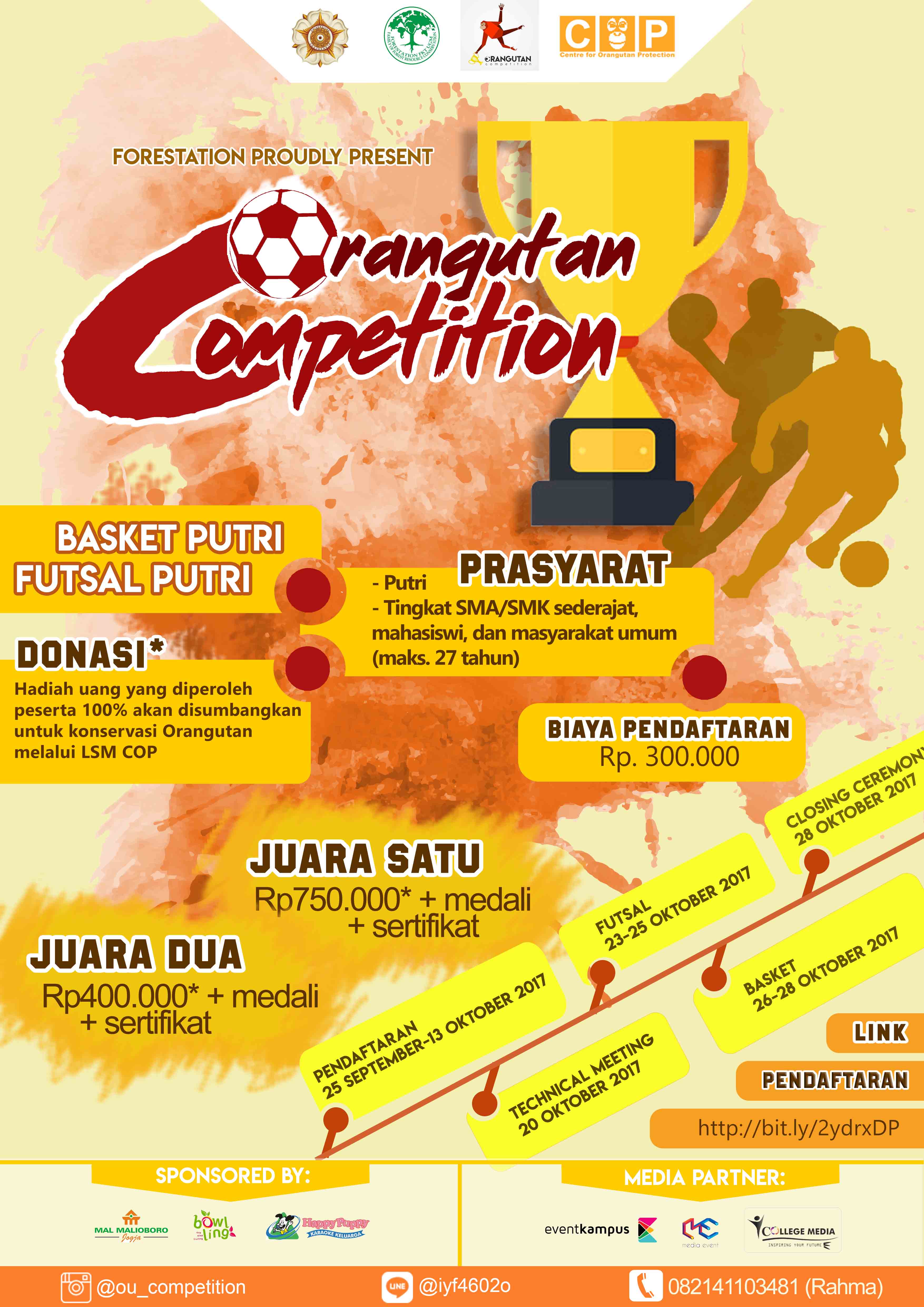 Poster OrangUtan Competition 2017