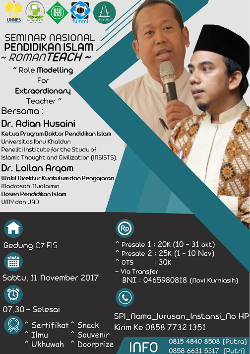 Poster [SEMNAS] Pendidikan Islam