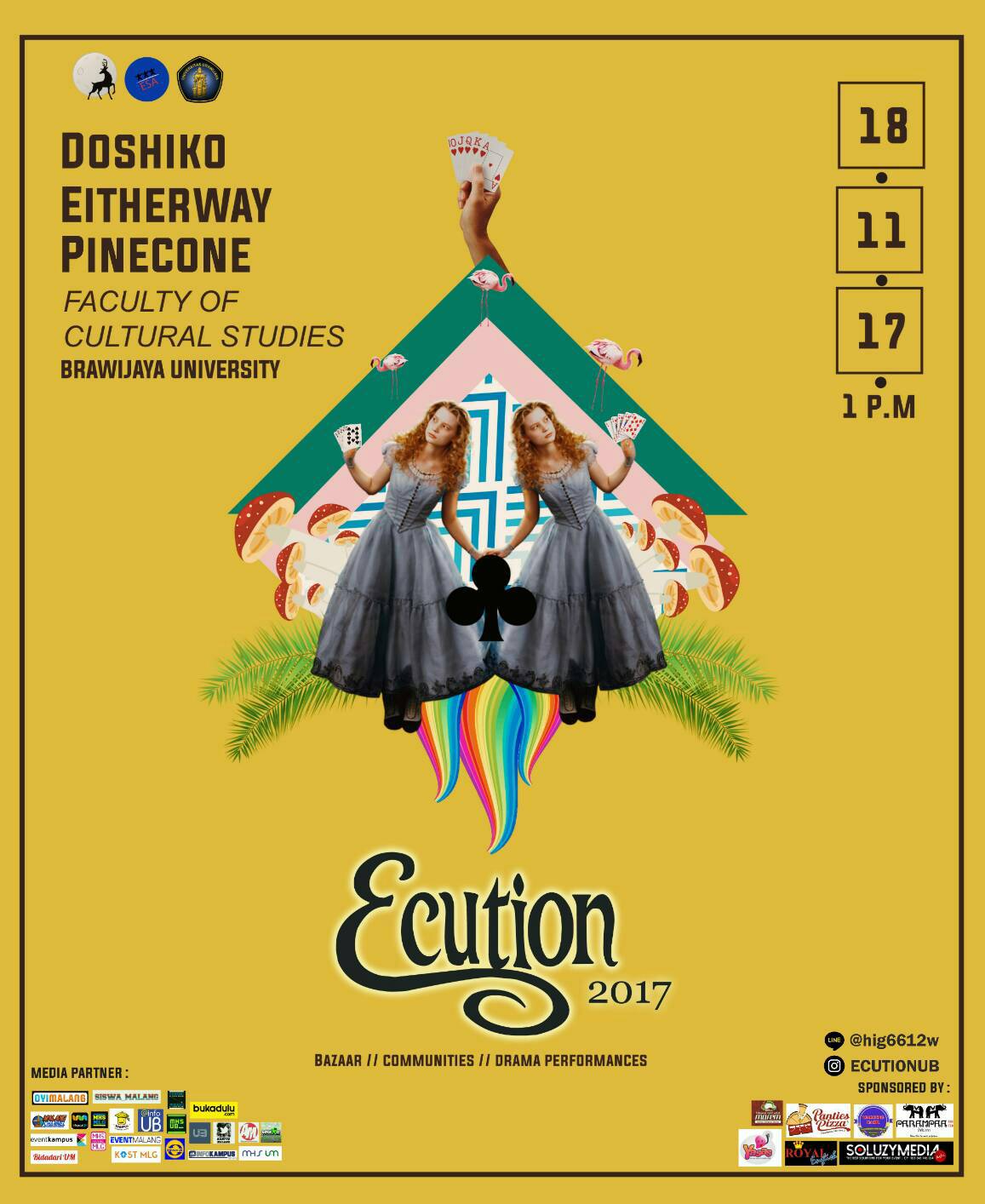Poster ECUTION (Engllish Cultural Exhibitions)