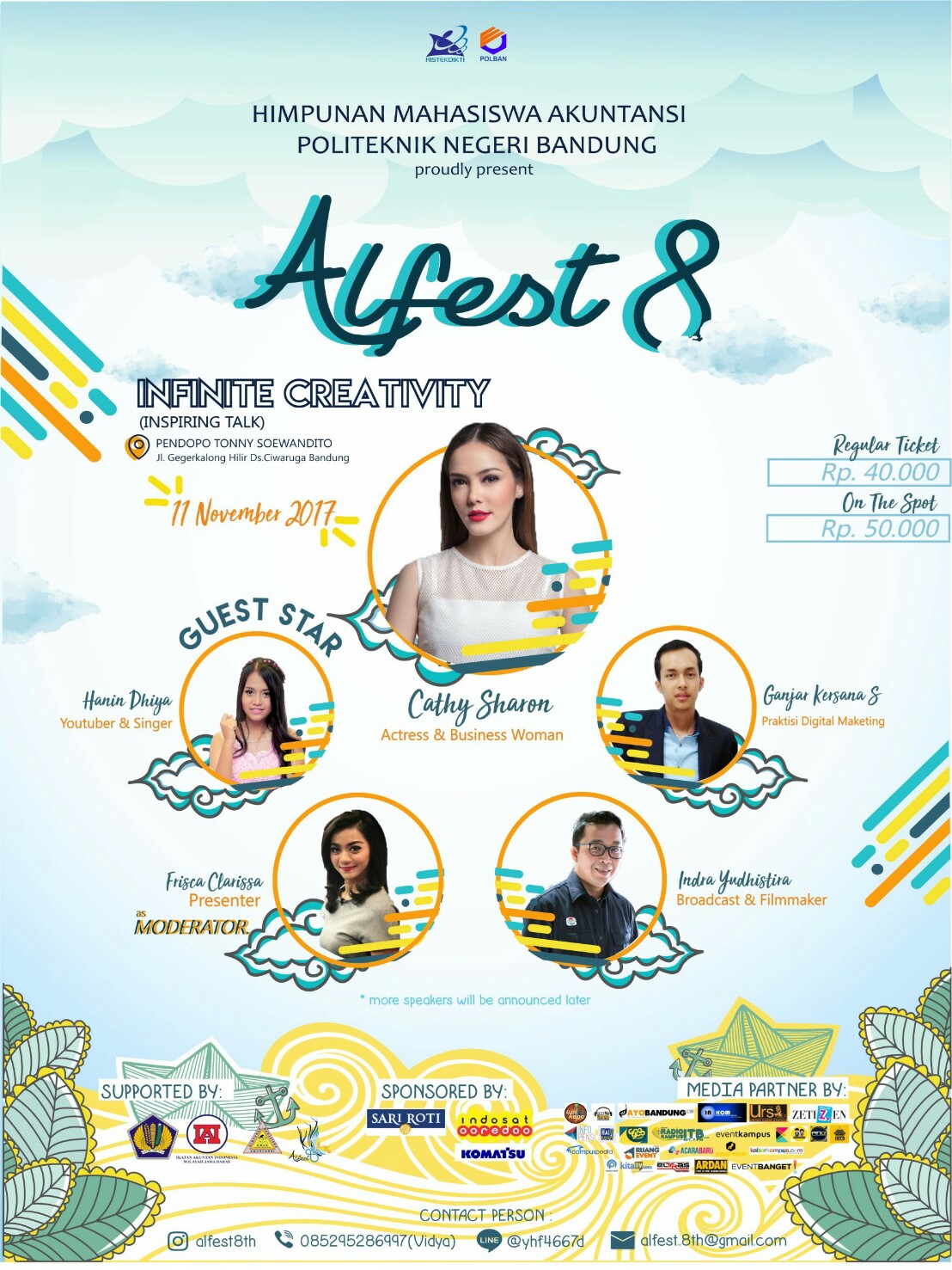 Poster Accounting Ledger Festival 8th