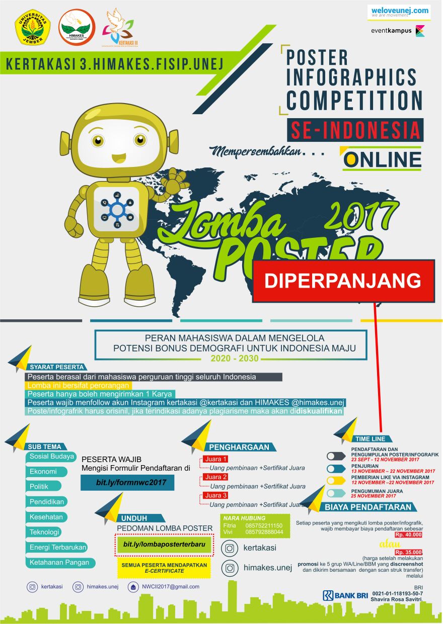 Poster National Welfare Competition II: Lomba Essay Nasional