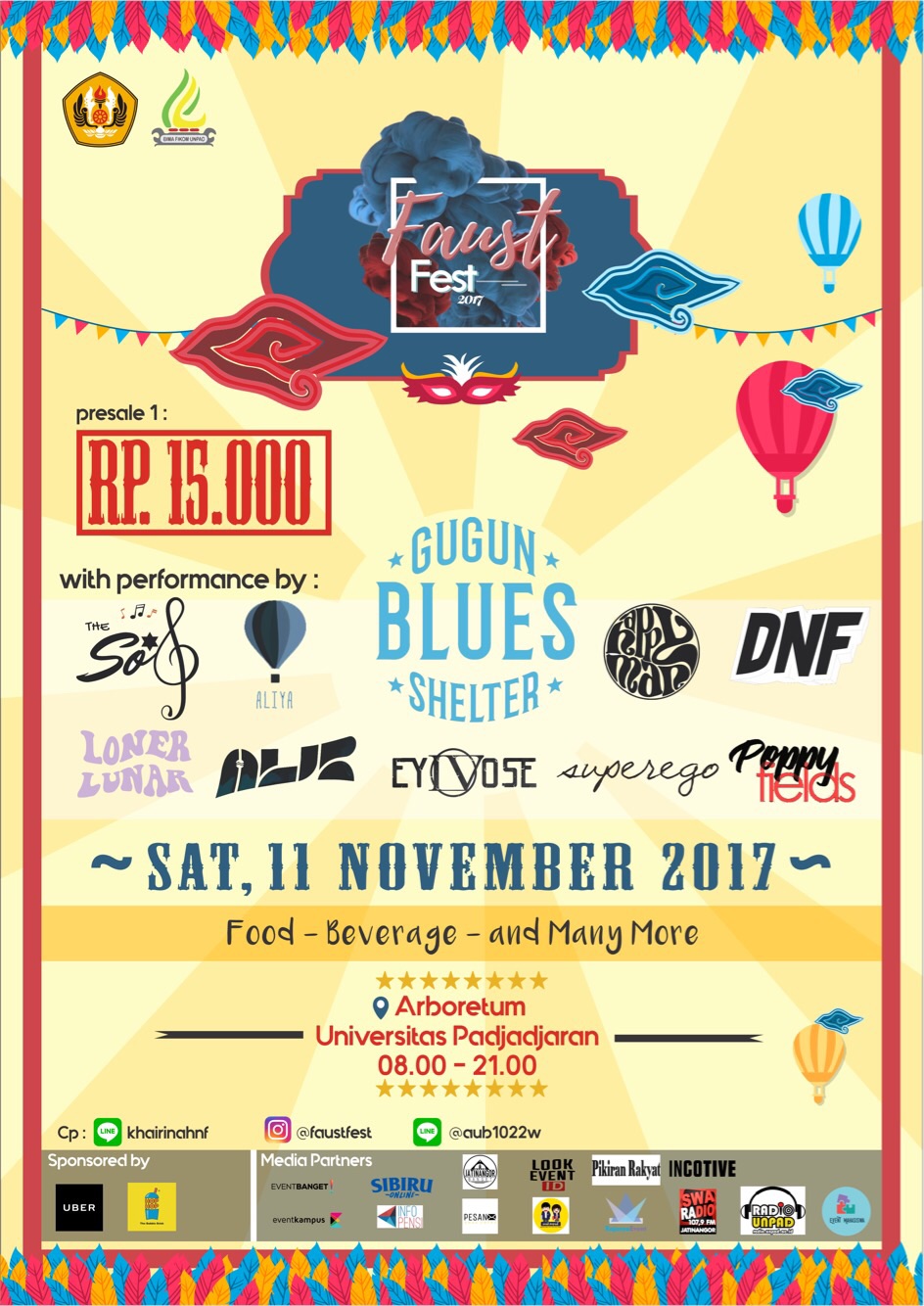 Poster Faustfest Fikom Unpad