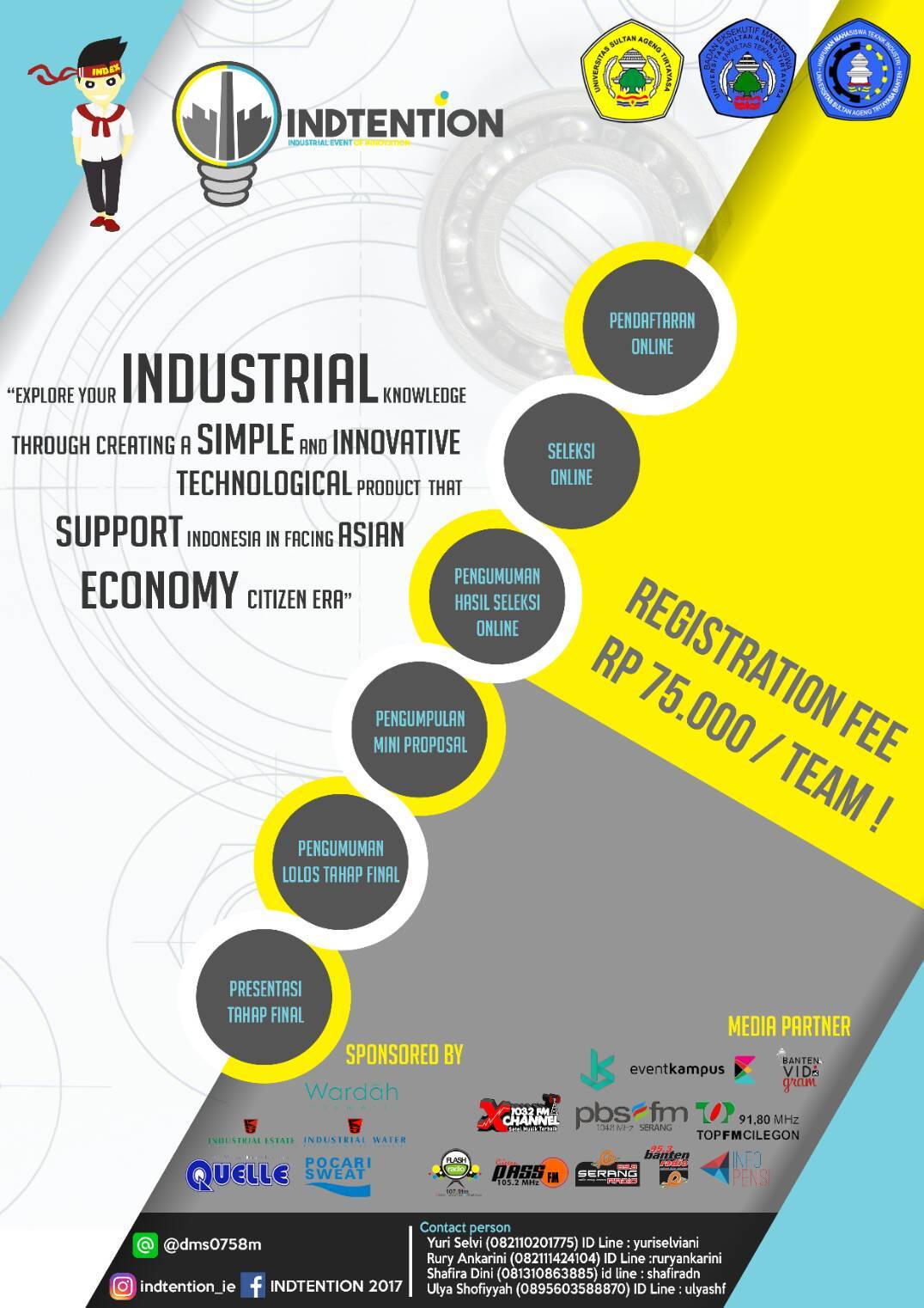 Poster Industrial Event of Innovation (INDTENTION) 2017