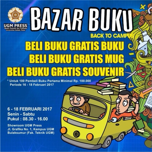 BAZAR BUKU UGM PRESS 2017 BACK TO CAMPUS