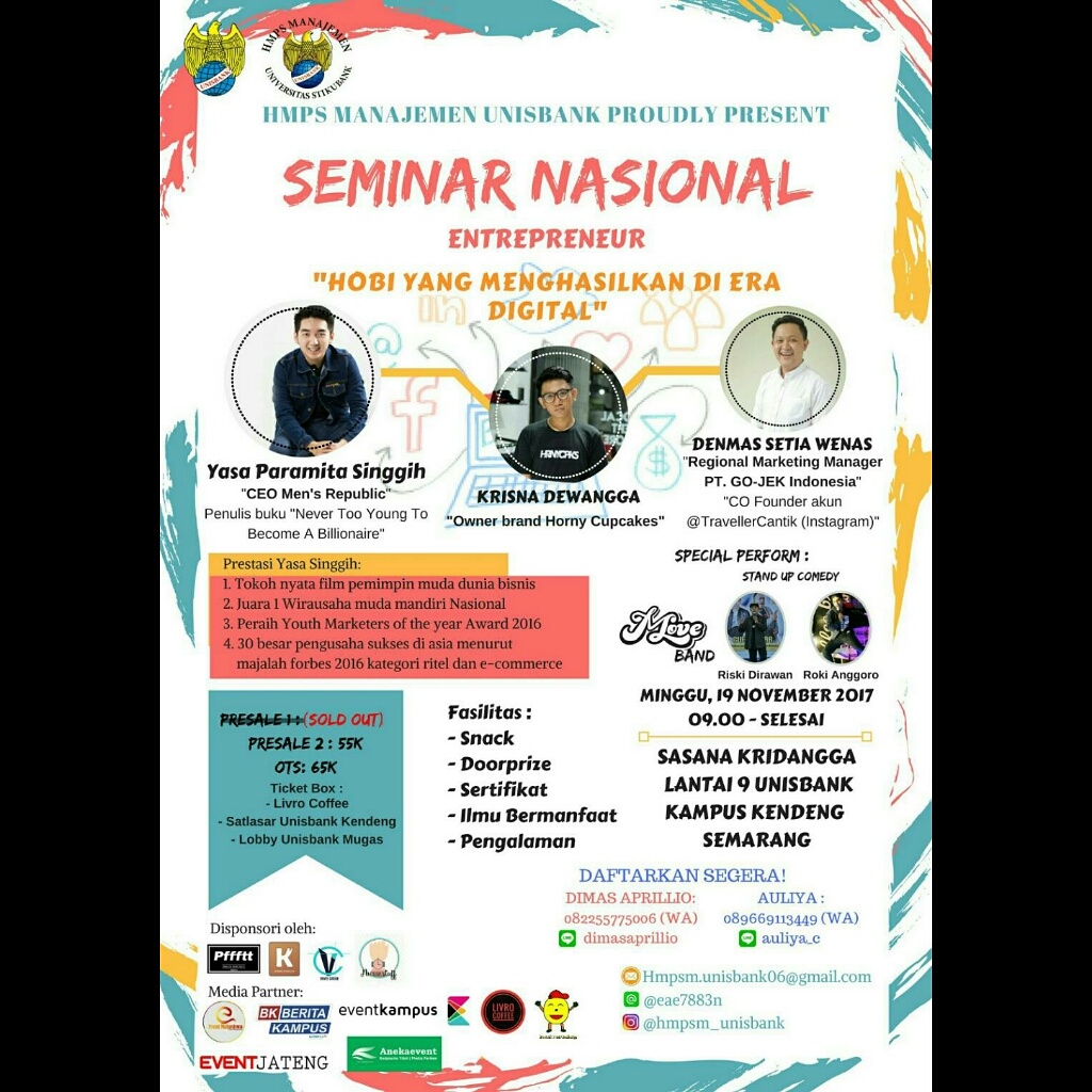 Poster Seminar Nasional Enterpreneur 