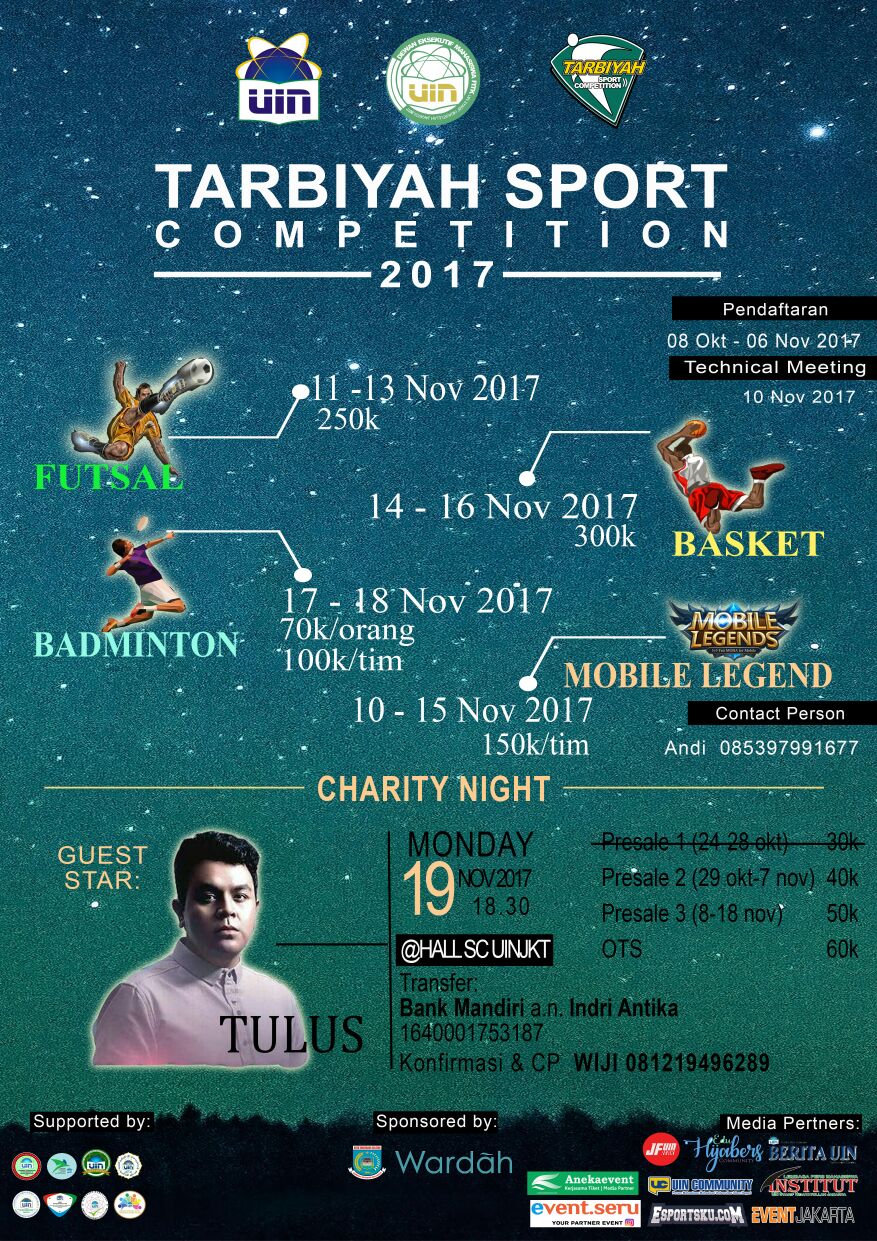 Poster Tarbiyah Sport Competition