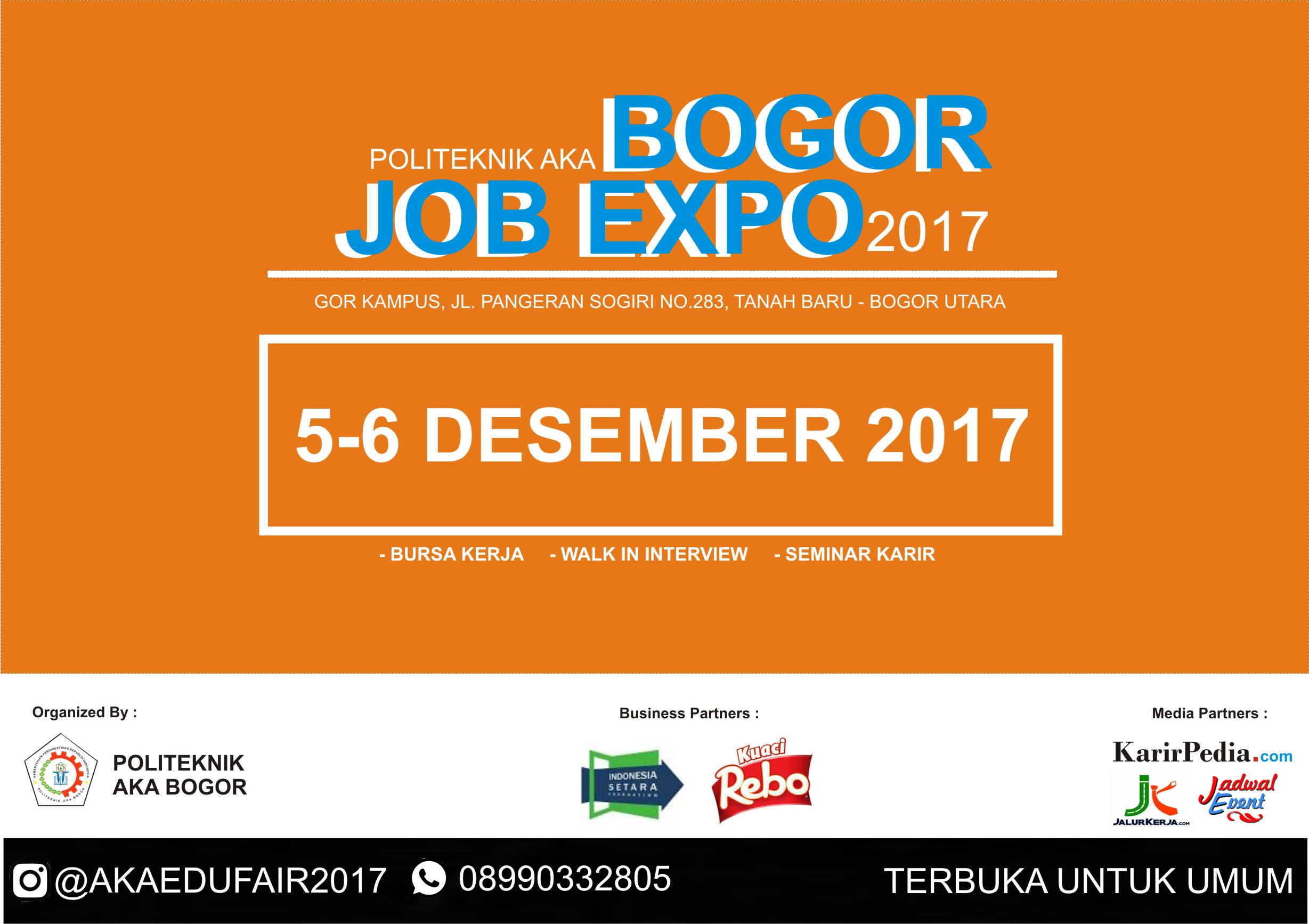 Poster Bogor JOBEXPO 2017