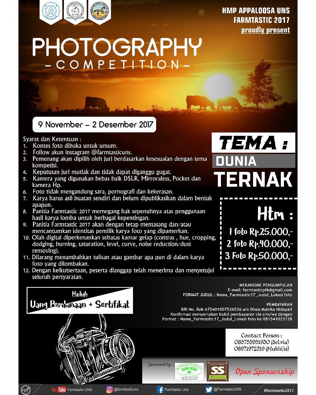 Poster Photography Farmtastic UNS