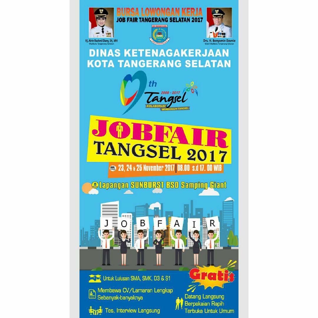 Poster Job Fair Tangerang Selatan