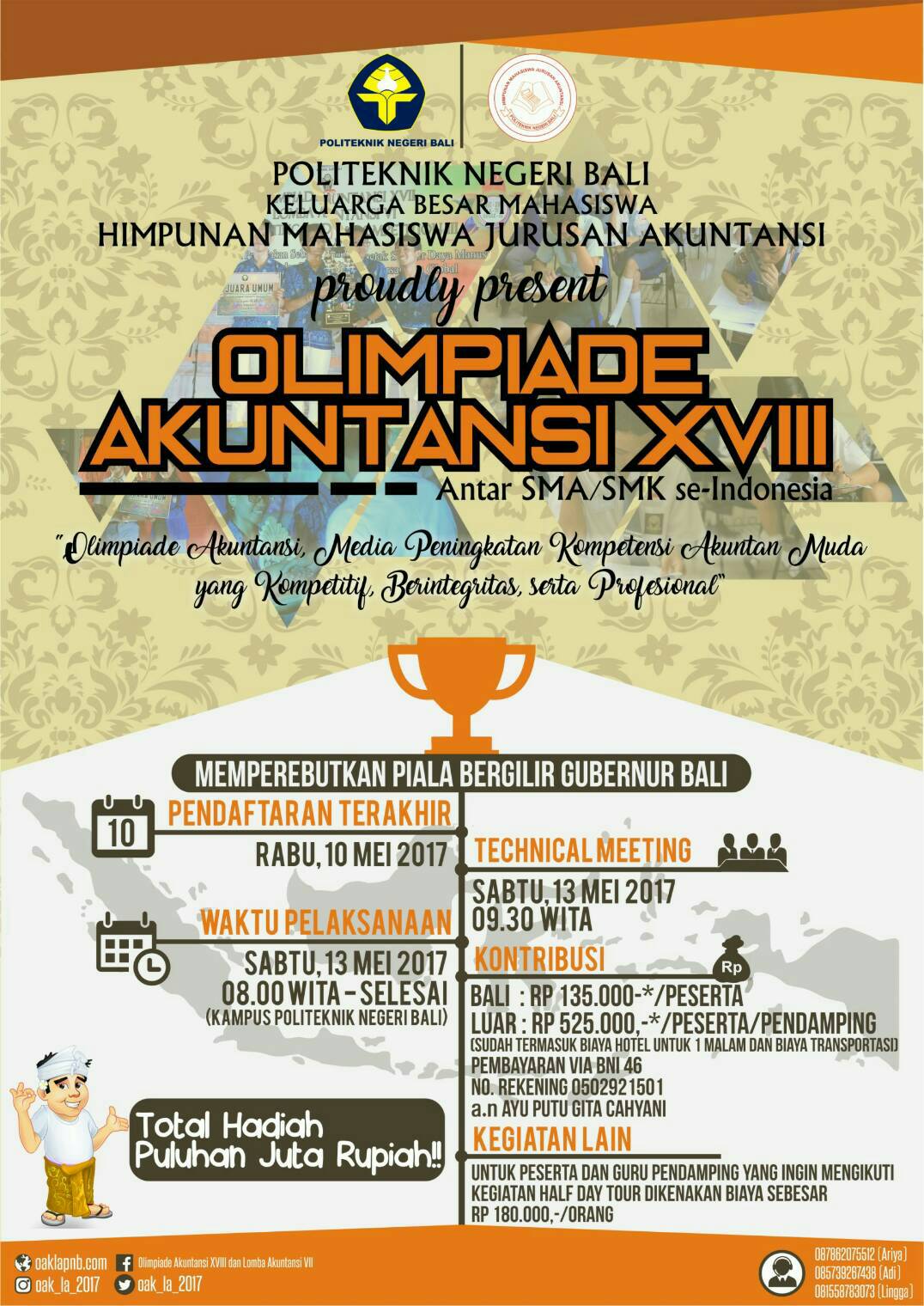 Poster Olimpiade Akuntansi XVIII Antar Siswa SMA/SMK se-Indonesia