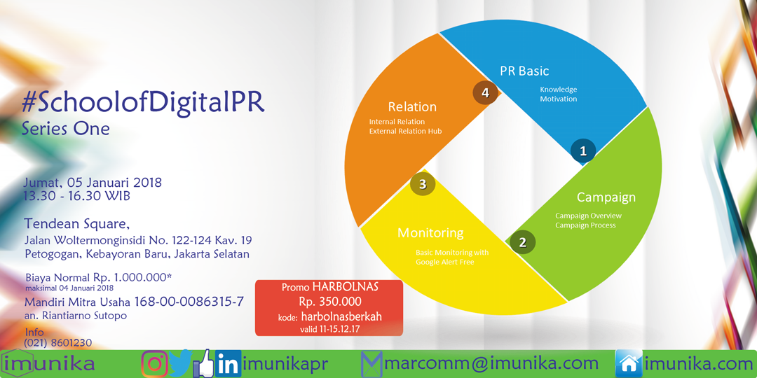 Poster School of Digital PR Series One #SchoolofDigitalPR