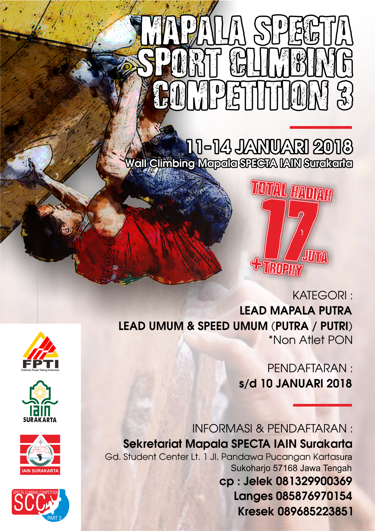 Poster Specta Sport Climbing Competition 3 Se-Jawa