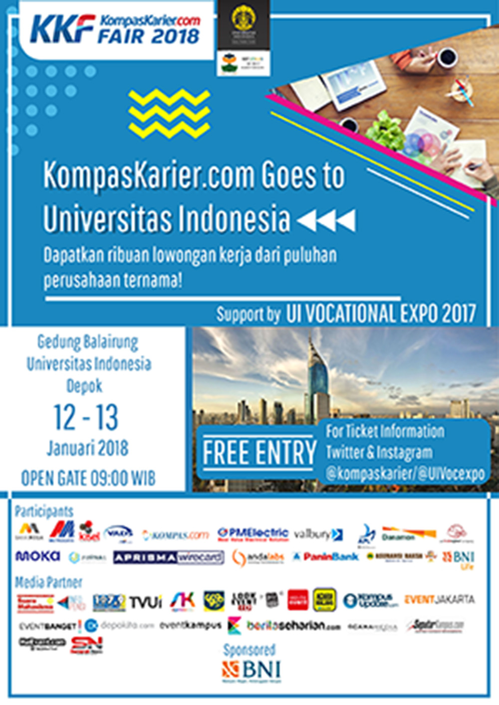 Poster KOMPASKARIER.COMÂ GOES TO UI