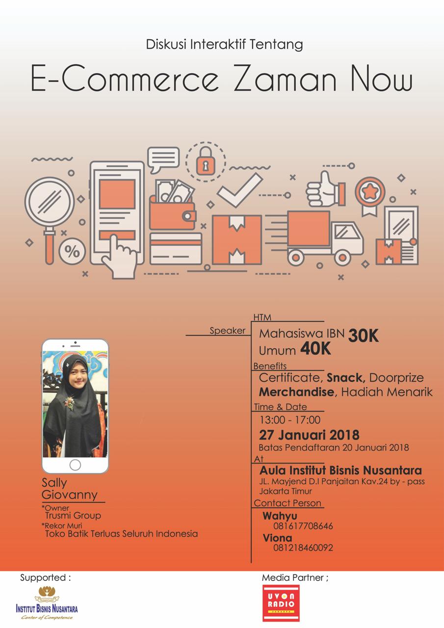 Poster E-Commerce Zaman Now